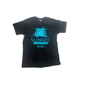 Vintage Key West Sunset Pier Single Stitch Graphic t-shirt
